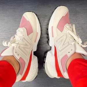 New Balance FIGS 574 Sport Pink White Women's 11 NEW